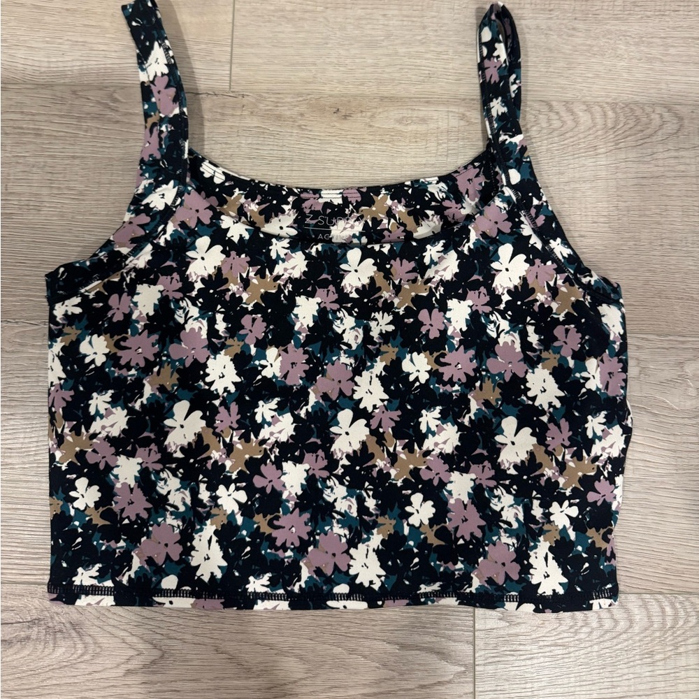 ZSupply sport bra with flower pattern!